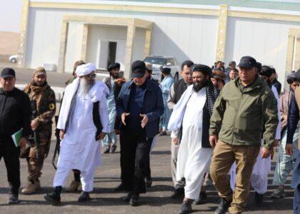 مقامات افغانستان و ترکمنستان از جریان کار پروژۀ تاپی در هرات دیدن کردند