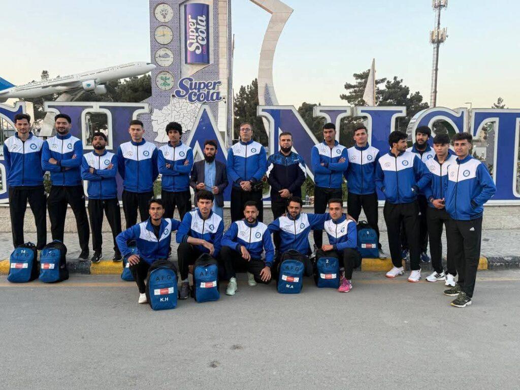 Afghan national volleyball team departs for Bangladesh