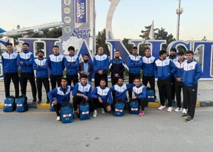 Afghan national volleyball team departs for Bangladesh