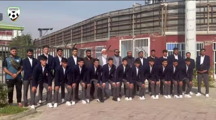 Afghan U-17 futsal squad departs for Bahrain games