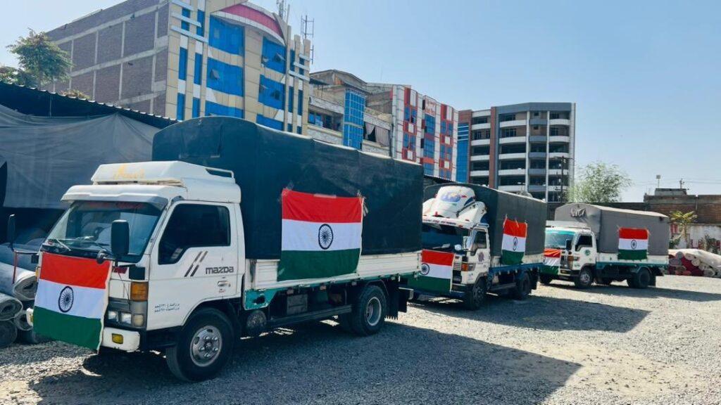 هند افغانستان کې د وروستۍ زلزلې له زیانمنو سره د خوراکي توکو مرسته وکړه