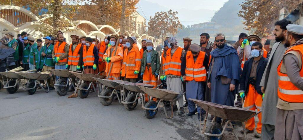 حشر عمومی جهت پاک‌کاری شهر فیض‌آباد راه‌اندازی شد