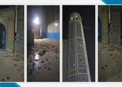 در زلزلۀ شب گذشته برخی بناهای تاریخی در بلخ و سمنگان نیز آسیب دیده‌اند