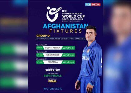 Schedule for 2026 ICC Men’s U19 WC unveiled