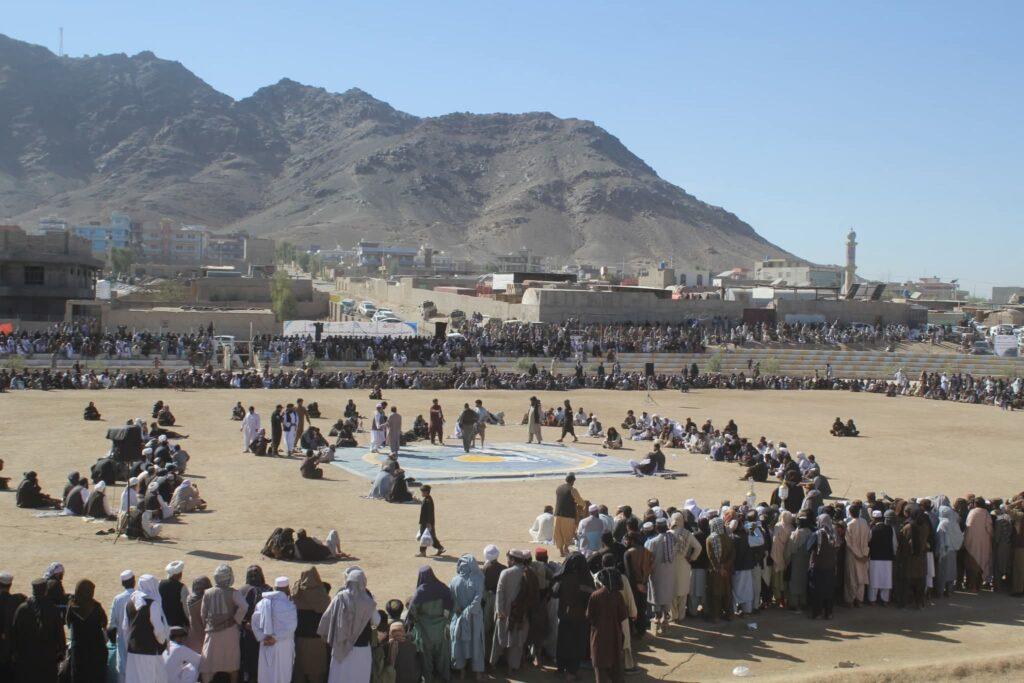 رقابت‌های انتخابی کشتی سبک «پهلوانی کمربندی» در فراه با قهرمانی تیم هرات پایان یافت