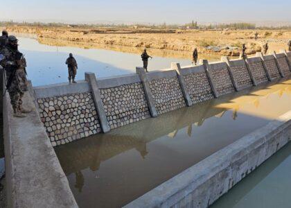 یک بند آبگردان در فاریاب به بهره‌‌برداری سپرده شد