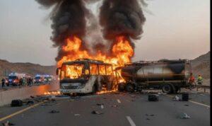 45 Indian Umrah pilgrims killed in Saudi bus crash