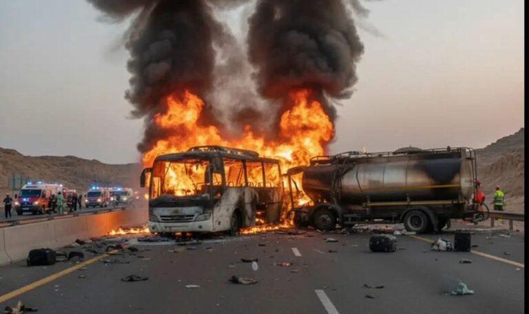45 Indian Umrah pilgrims killed in Saudi bus crash