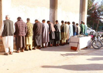 قانع: هرات کې د وسله‌والو غلو ۱۴کسیزه ډله نیول شوې ده