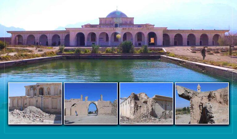 شماری از باشنده‌گان سمنگان خواهان بازسازی آبدۀ تاریخی «باغ جهان‌نما» شدند