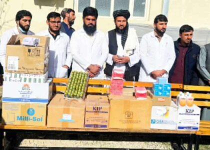 Medicines distributed to health centers serving nomads in Logar
