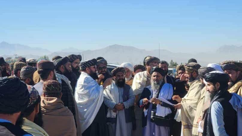 د ځمکو غصب د مخنیوي کمېسیون د رهبرۍ پلاوی لوګر ته تللی