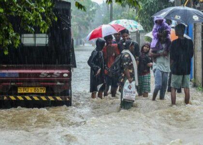 بیش از ۴۰ تن در پی رانش زمین و سیلاب در سریلانکا جان باختند