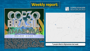 7 people killed in Afghanistan last week