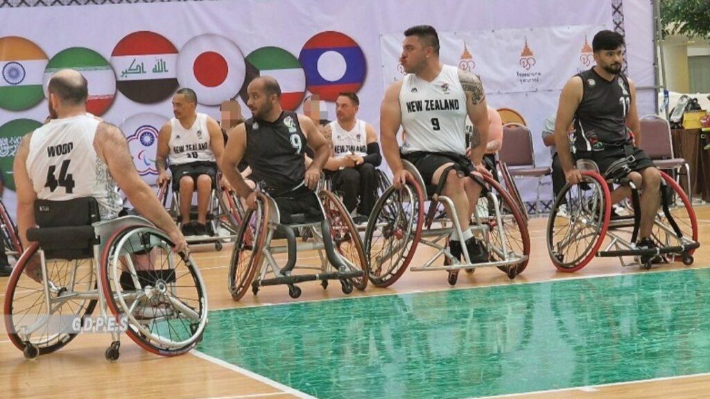 د افغانستان ویلچر بسکټبال ملي لوبډلې نیوزیلنډ ته ماته ورکړه