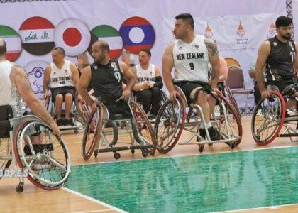 د افغانستان ویلچر بسکټبال ملي لوبډلې نیوزیلنډ ته ماته ورکړه