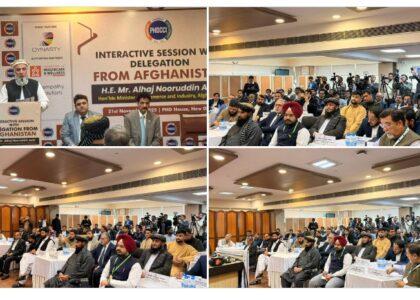 وزیر صنعت و تجارت افغانستان با نماینده‌گان سکتور خصوصی هند در دهلی نو دیدار کرد