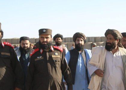 Zabul police chief visits security posts along Durand Line