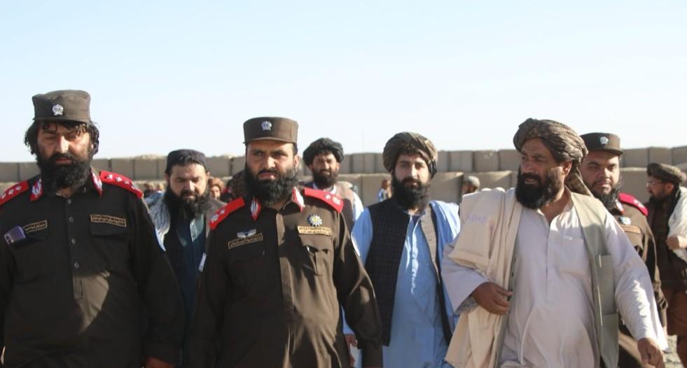 Zabul police chief visits security posts along Durand Line