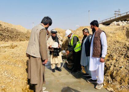 کار ترمیم و تحکیم یک پُل در دولت‌آباد فاریاب آغاز شد