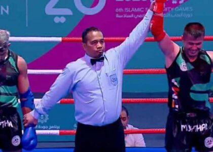 Afghan Muay Thai athlete wins silver at Islamic games