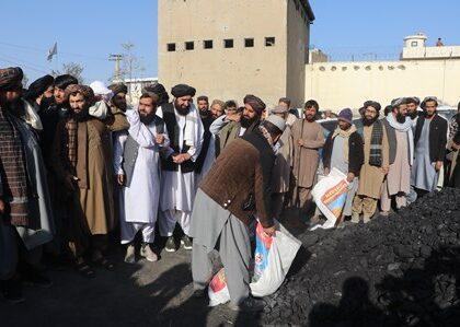 Government launches coal sale at reduced price in Kabul