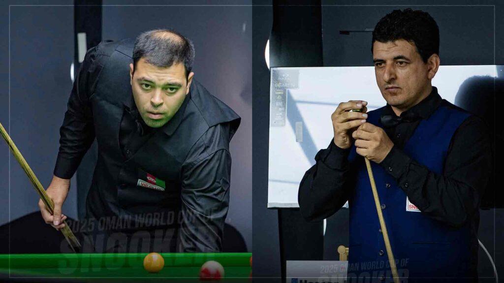 دوو افغان لوبغاړو عمان کې د سنوکر سیالیو بل پړاو ته لاره ومونده