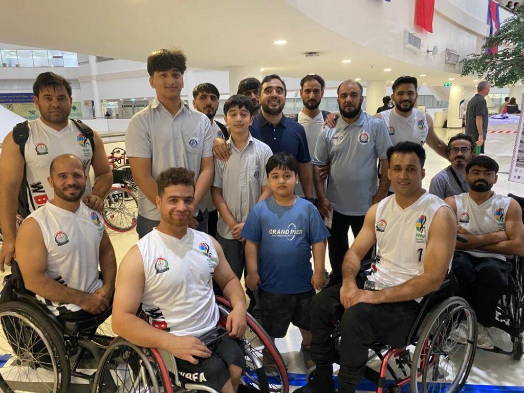 تیم ملی ویلچر بسکتبال افغانستان هند را شکست داد