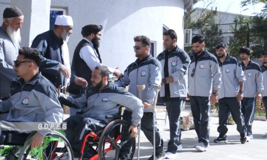 Afghanistan wheelchair basketball team departs for Thailand