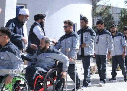 تیم ویلچر بسکتبال افغانستان عازم تایلند شد