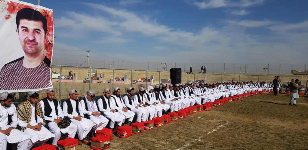 لوګر کې د ۶۵ جوړو د واده ګډ مراسم ترسره شول