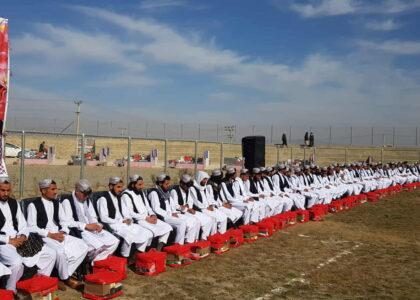 لوګر کې د ۶۵ جوړو د واده ګډ مراسم ترسره شول