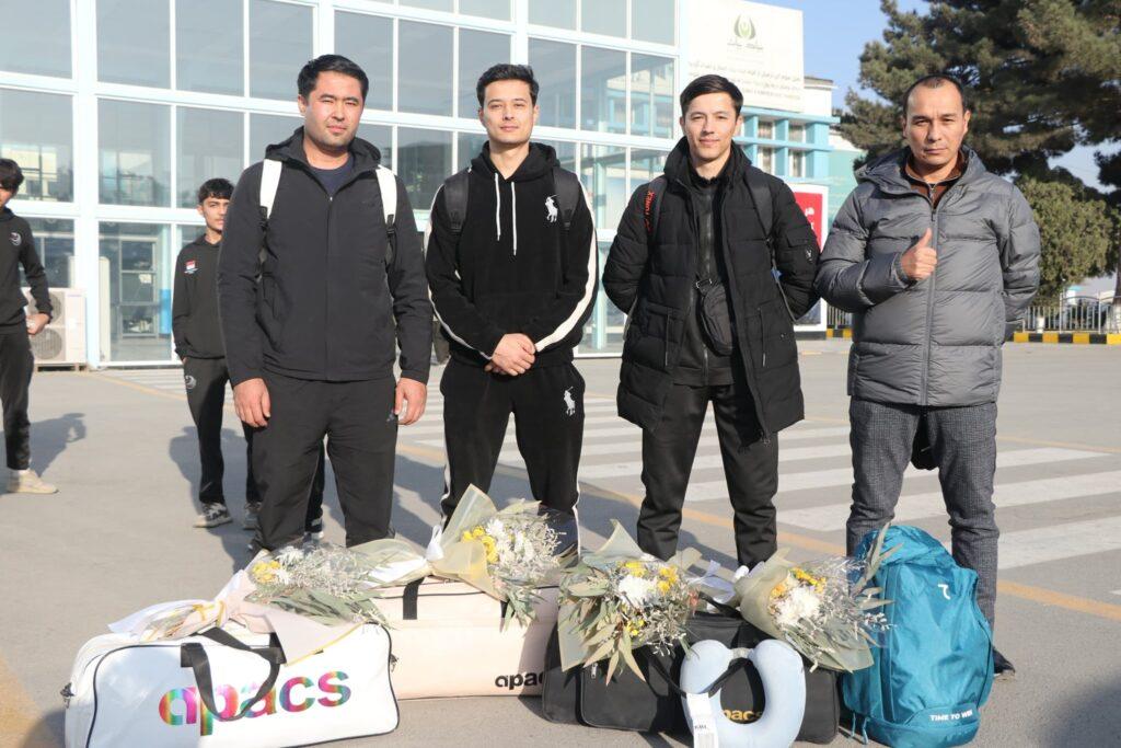 چهار بازیکن اوزبیکستانی برای شرکت در رقابت‌های آزاد بدمینتون به کابل آمده‌اند