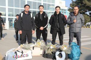 څلور اوزبېکستاني لوبغاړي د «اوپن بډمنټون» سیالیو کې د ګډون په موخه کابل ته راغلي