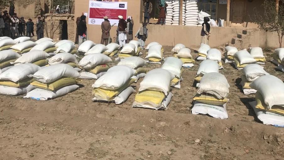 برای بیش از ۲۵۰۰ دهقان در فاریاب تخم‌های اصلاح‌شدۀ بذری و کودهای کیمیاوی توزیع می‌شود