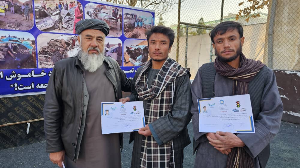 ۴۰ تن در فاریاب قوانین و مقررات ترافیکی را فراگرفتند