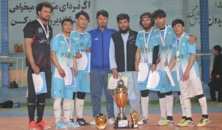 Pamir team wins Ghazni Futsal tournament