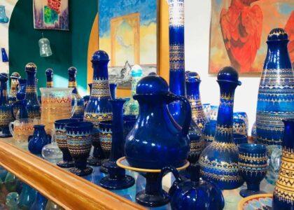 Herat handcrafted decorative glassware exported to Europe, US