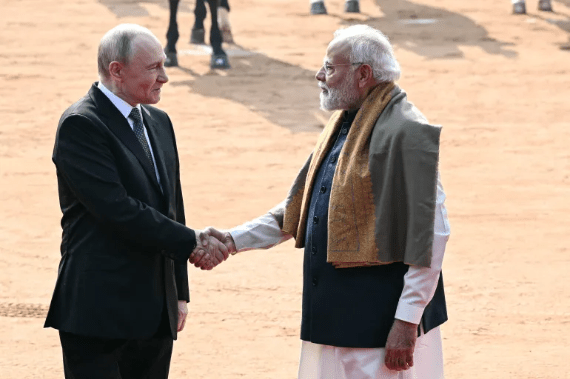 Putin visits India for talks on trade, arms, energy