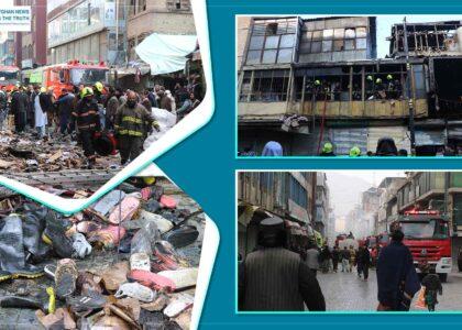 Kabul’s Mandawi blaze causes nearly $700,000 in losses