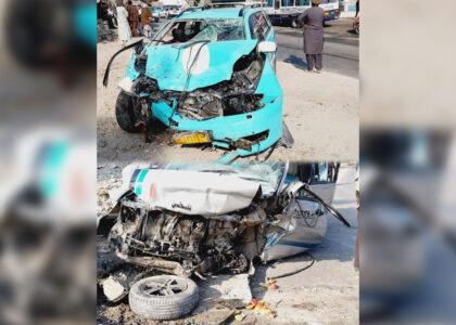 لغمان کې د ترافیکي پېښې له امله یو کس مړ او ۱۲ نور ټپیان شوي