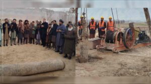 کار ساخت دو شبکۀ آب آشامیدنی صحی در سمنگان آغاز شد