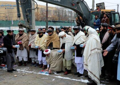 کار ساخت یک پُل هوایی موتررو در مقابل مقام ولایت کابل آغاز شد