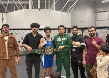 مشت‌زن افغان حریف امریکایی‌اش را شکست داد