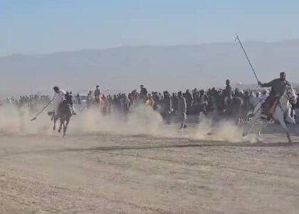 غزني کې د ۲۸ لوبډلو ترمنځ د نیزه‌وهنې سیالۍ پای ته ورسېدې