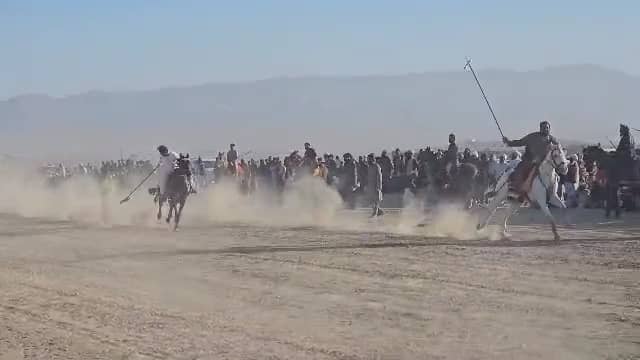 غزني کې د ۲۸ لوبډلو ترمنځ د نیزه‌وهنې سیالۍ پای ته ورسېدې