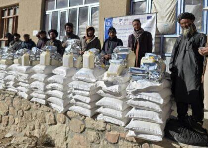 برای بیش از سه هزار خانواده در غور مواد غذایی توزیع شد
