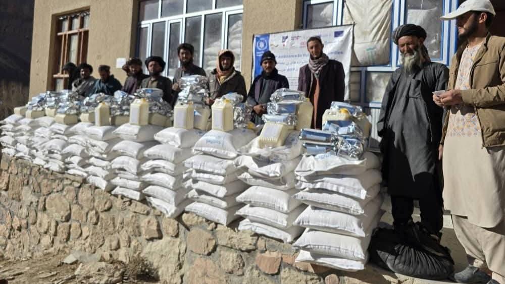 برای بیش از سه هزار خانواده در غور مواد غذایی توزیع شد