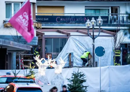 Fire in Swiss ski town; Death toll reaches 40