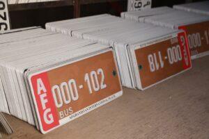 International vehicle plate distribution launched in Herat